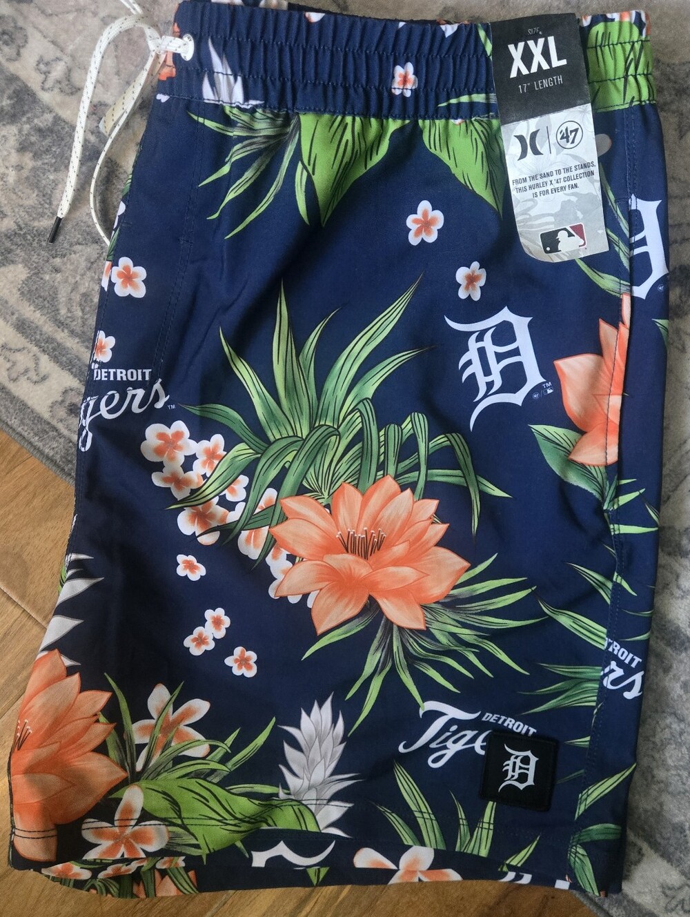 Men's 47' Brand Detroit Tigers Shorts XXL